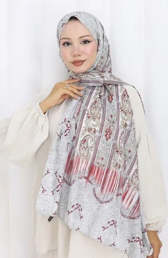 Hint Vual Şal 70321-04 Bordo