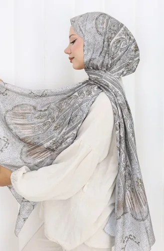 Indian Voile Shawl 70321-06 Beige 70321-06