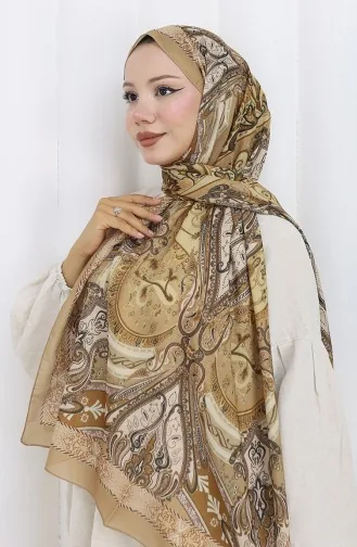 Ethnic Pattern Soft Shawl 202501-03 Camel 202501-03