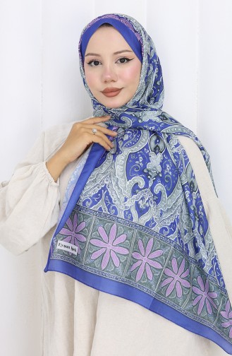 Saxon blue Sjaal 202503-09