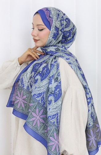 Saxon blue Sjaal 202503-09