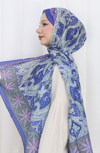 Saxon blue Sjaal 202503-09