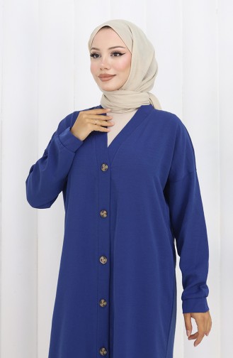 Boydan Düğmeli Hırka Pantolon İkili Takım 0138-08 Lacivert