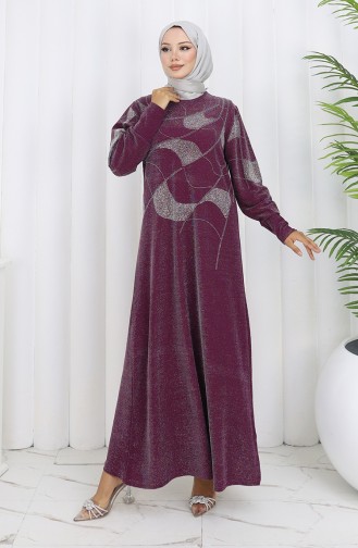 Habillé Hijab Plum 0149-01
