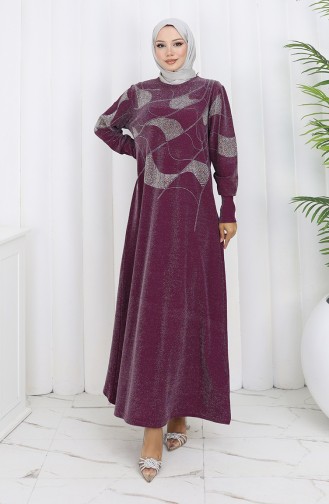 Habillé Hijab Plum 0149-01