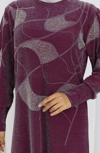 Habillé Hijab Plum 0149-01