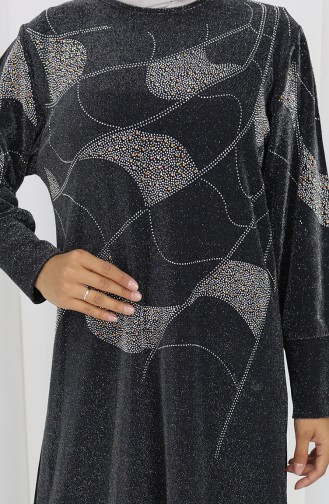 Black İslamitische Avondjurk 0149-03