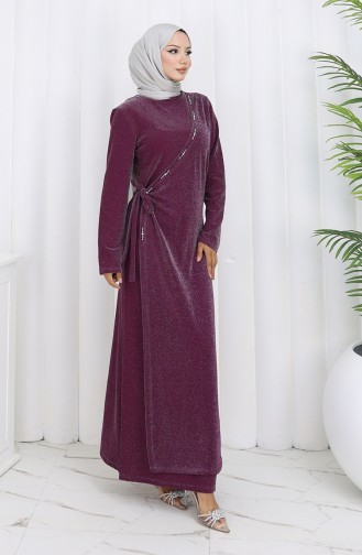 Habillé Hijab Beige 0152-01