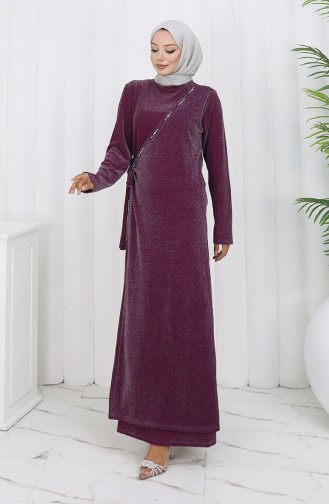 Habillé Hijab Beige 0152-01