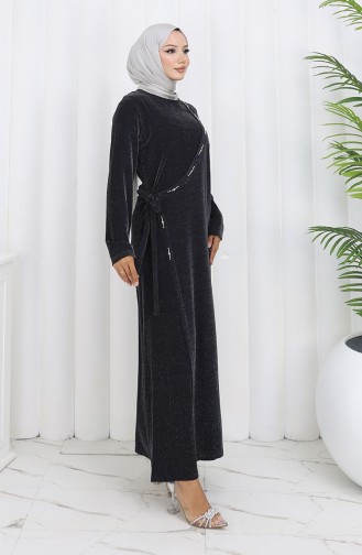 Habillé Hijab Gris 0152-02