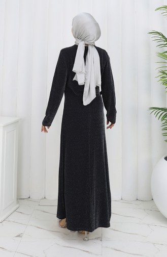 Habillé Hijab Gris 0152-02