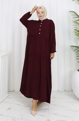 Viskose Kleid 4068-07 Pflaume 4068-07