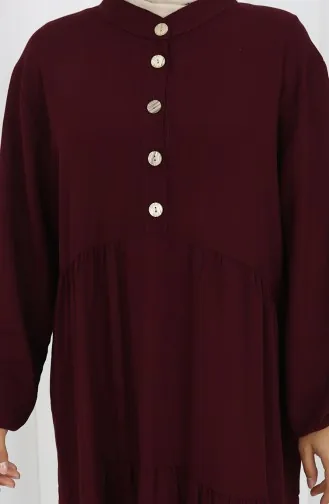 Viskose Kleid 4068-07 Pflaume 4068-07