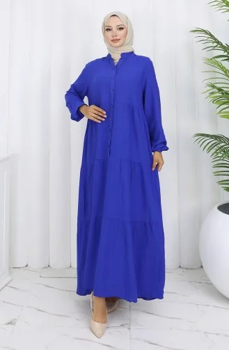 Robe Demi-boutonnée En Tissu Viscose 4125-06 Saks 4125-06