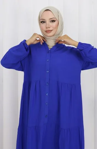 Robe Demi-boutonnée En Tissu Viscose 4125-06 Saks 4125-06