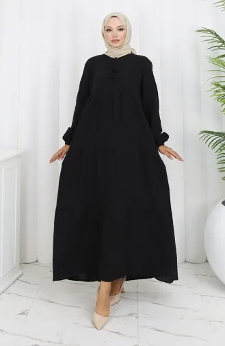 Muslin Dress 6050-01 Black 6050-01