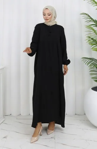 Muslin Dress 6050-01 Black 6050-01