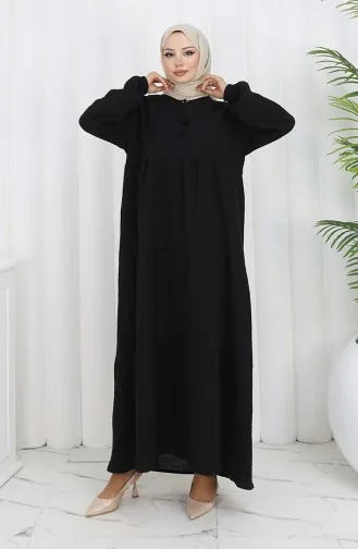 Muslin Dress 6050-01 Black 6050-01