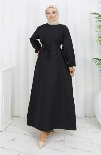 Black İslamitische Jurk 2152-01
