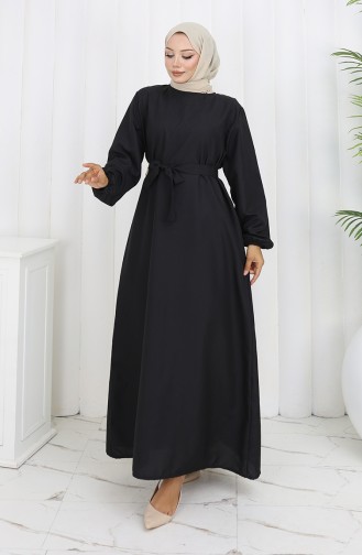 Black İslamitische Jurk 2152-01