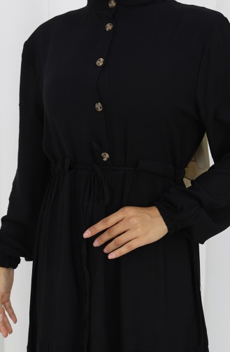 Black İslamitische Jurk 2154-01