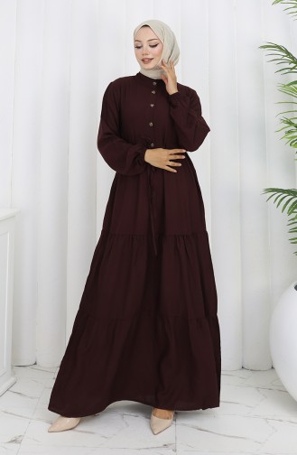 Brown İslamitische Jurk 2154-03