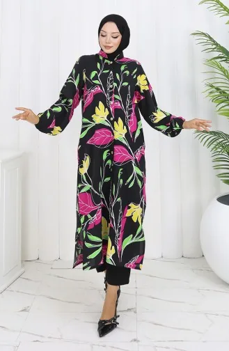 Viskon Tunik 2218-01 Siyah