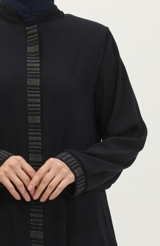 Dunkelblau Abayas 3012-02