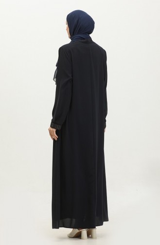 Dunkelblau Abayas 3012-02