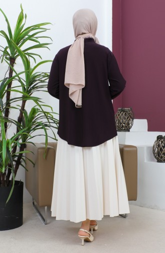 Purple Overhemdblouse 3600-03