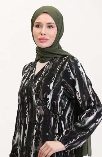 Gebedsjurk Met Zijstrik 4483AB-01 Khaki 4483AB-01