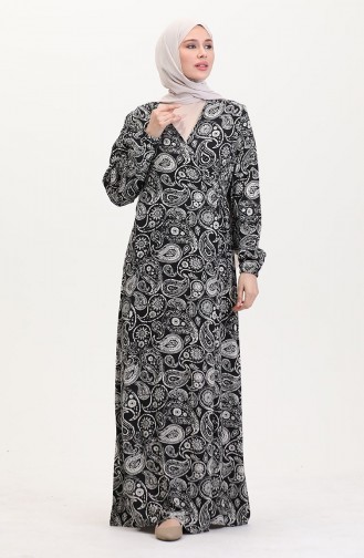Black Prayer Dress 4483AD-02