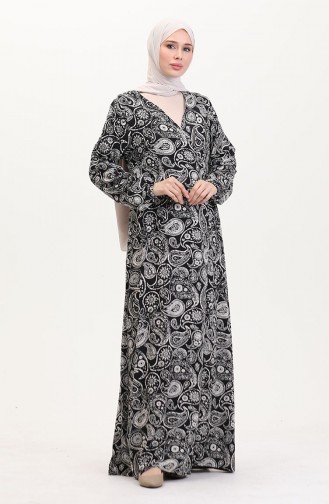 Black Prayer Dress 4483AD-02
