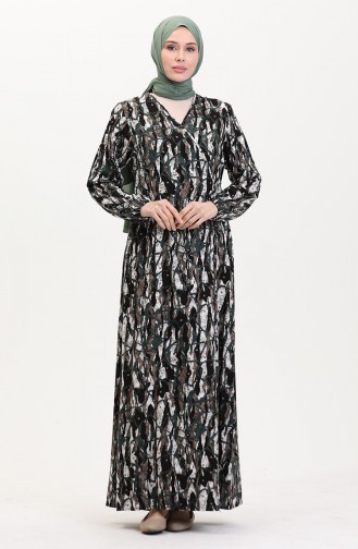 Khaki Praying Dress 4483AE-02