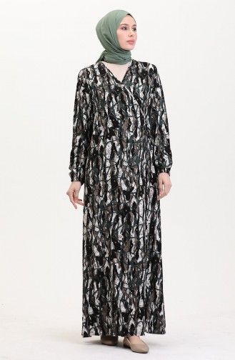 Khaki Praying Dress 4483AE-02