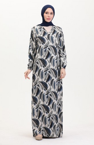 Navy Blue Praying Dress 4483AF-01