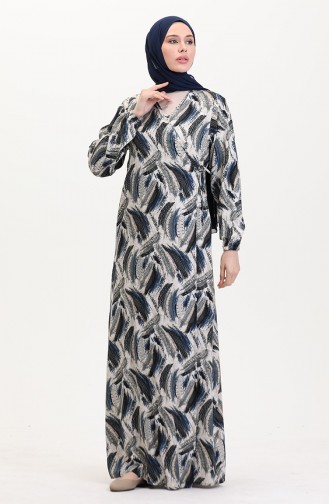 Navy Blue Praying Dress 4483AF-01