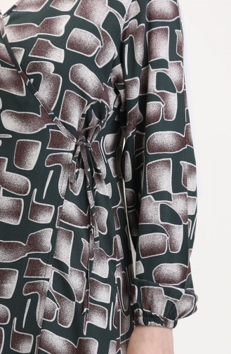 Gebedsjurk Met Zijstrik 4483AG-01 Khaki Mink 4483AG-01