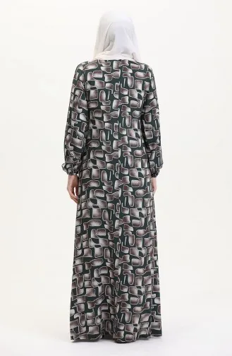 Side Tie Prayer Dress 4483AG-01 Khaki Mink 4483AG-01