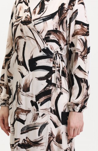 Gebedsjurk Met Zijstrik 4483AH-03 Bruin 4483AH-03