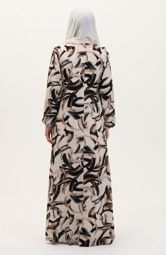 Gebedsjurk Met Zijstrik 4483AH-03 Bruin 4483AH-03