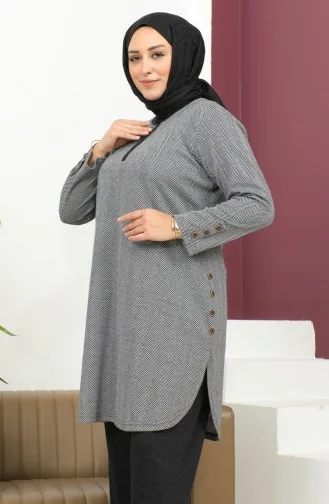 بدلة تونيك بنطلون من BSDesen 2692D-01 أسود 2692D-01