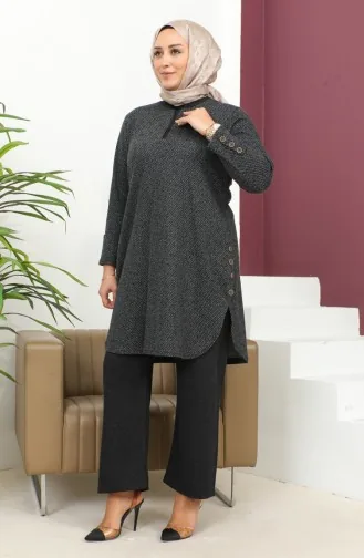 Pitikare Desen Bayan İkili Takım 2692I-01 Siyah