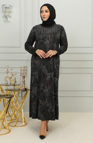Brown İslamitische Jurk 4425D-01