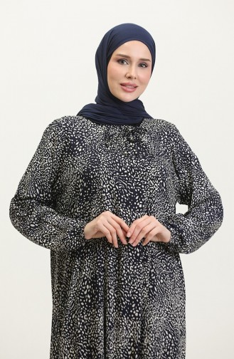 Robe Hijab Bleu Marine 44852-03