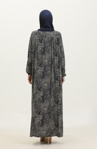 Robe Hijab Bleu Marine 44852-03