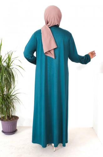 فستان أزرق زيتي 4932-02