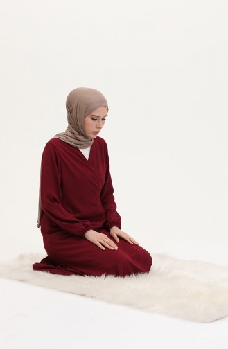 Claret red Praying Dress 994488-10