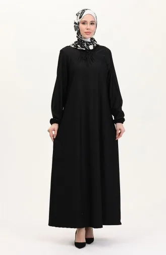 Jurk Met Vierkante Hals 99490701-01 Zwart 99490701-01