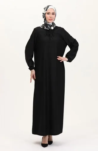 Jurk Met Vierkante Hals 99490701-01 Zwart 99490701-01